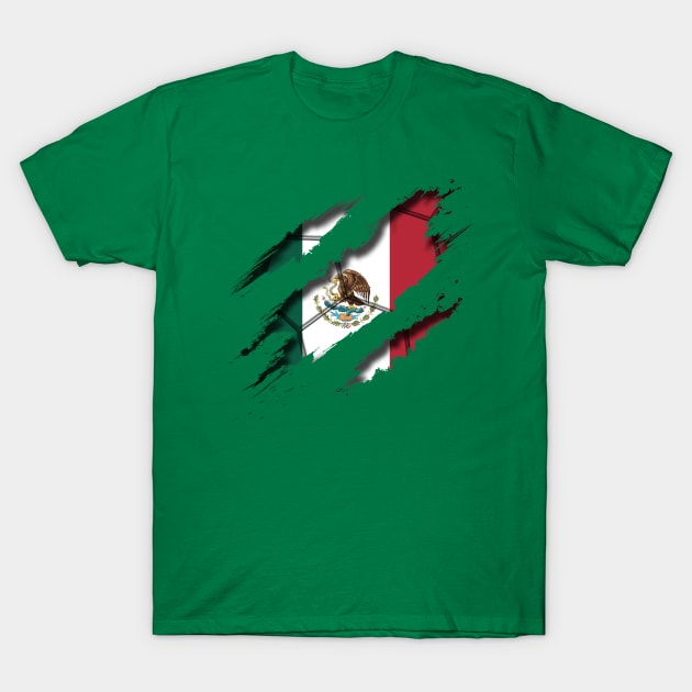 Mexico Football T-Shirt by blackcheetah